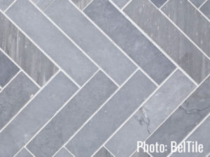 Review of Bath Trends Herringbone Tile