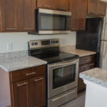 Ashton Place Townhomes Lexington Brown Shaker Cabinet