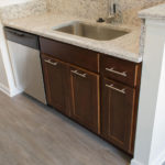 Ashton Place Townhomes Lexington Brown Shaker Cabinet