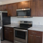 Ashton Place Townhomes Lexington Brown Shaker Cabinet