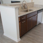 Ashton Place Townhomes Lexington Brown Shaker Cabinet
