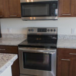 Ashton Place Townhomes Lexington Brown Shaker Cabinet
