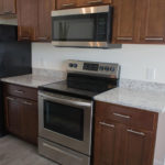 Ashton Place Townhomes Lexington Brown Shaker Cabinet