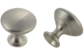 Decorative Hardware diecast knob satin nickel