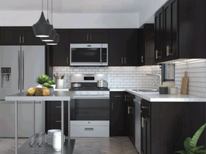 semi-custom kitchen cabinet