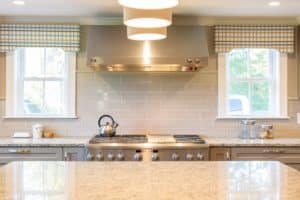 marble countertops in kitchen