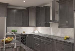 gray cabinets backsplash ideas