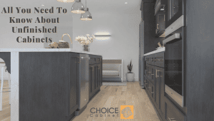 unfinished cabinets