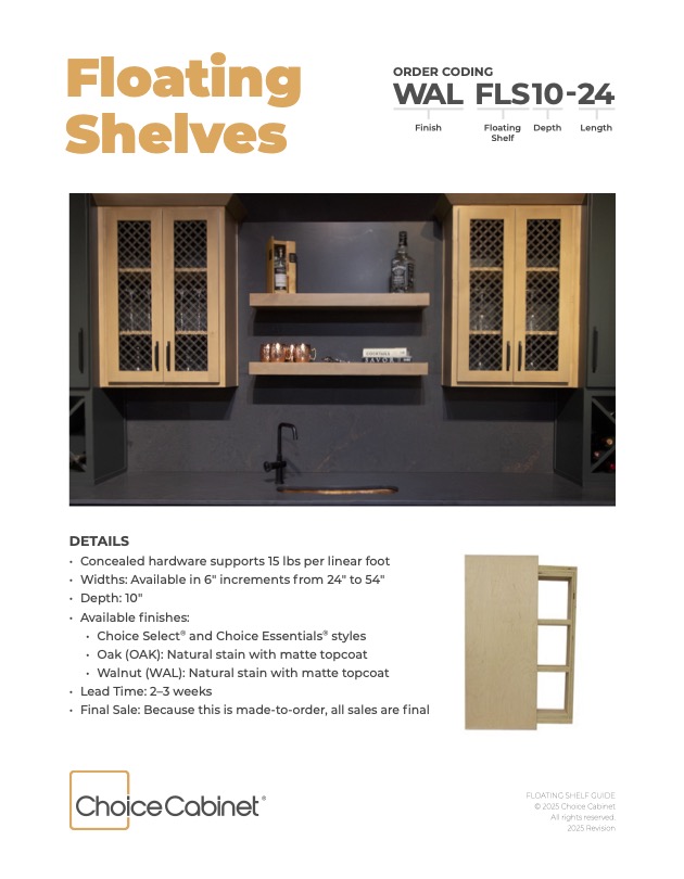 MTO Floating Shelves Cover