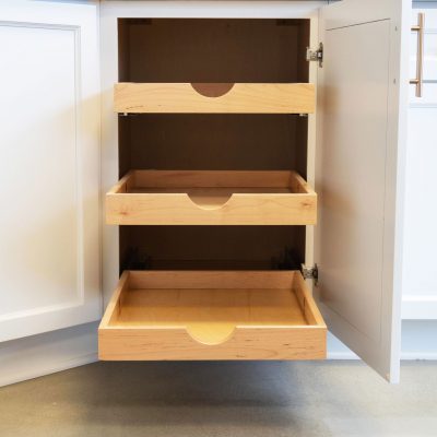 gray shaker cabinets